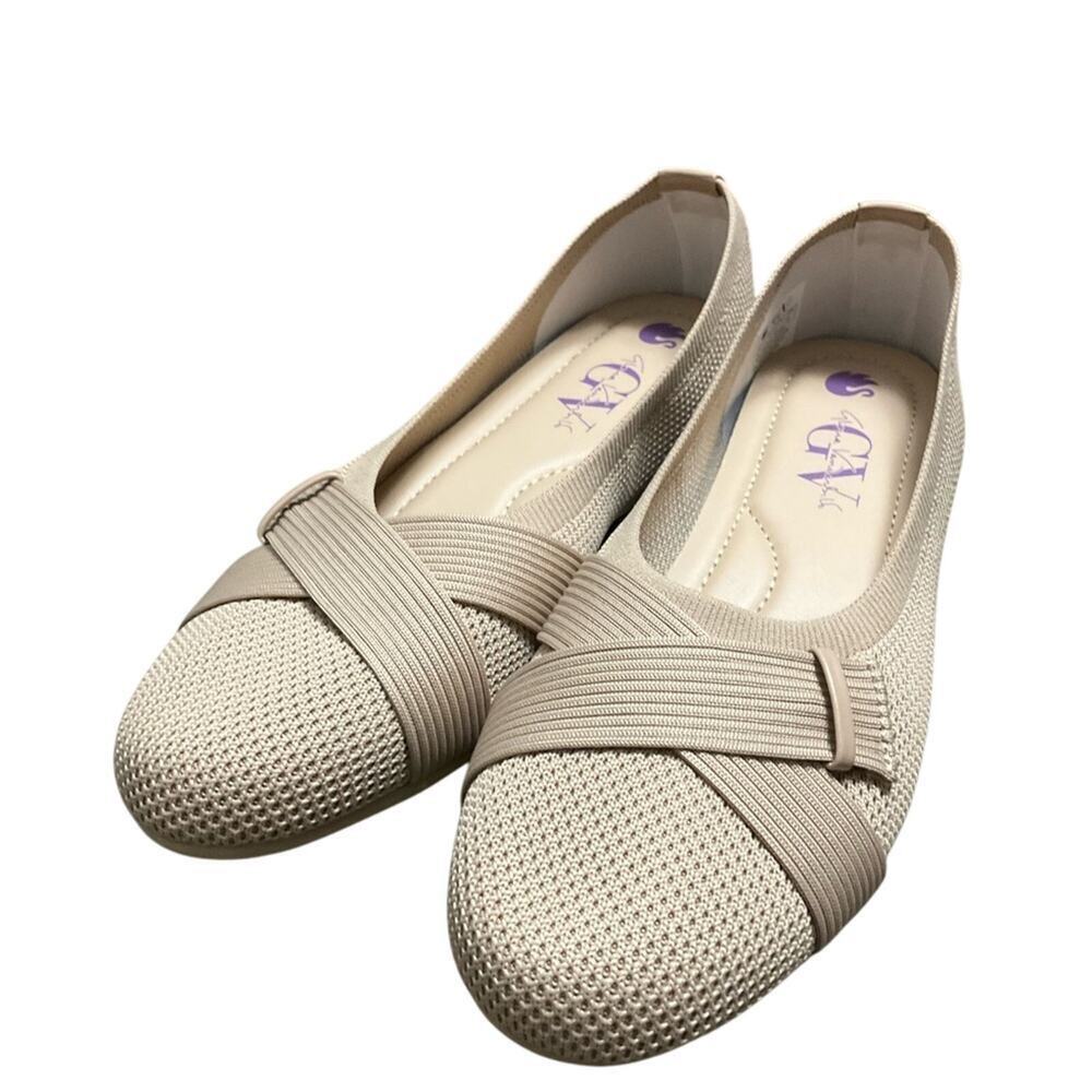 Gloria Vanderbilt Women's Shoes Flat Tan 9 NIB